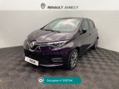 Renault Zoe occasion année 2021 boite Automatique Annonce Renault Zoe occasion Electrique Zoe R110 Achat Intégral - 21C Intens à Seynod