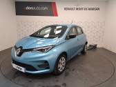 Renault Zoe occasion année 2021 boite Robotisee Annonce Renault Zoe occasion Electrique Zoe R110 Achat Intégral Life 5p à Mont de Marsan