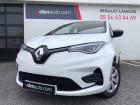 Renault Zoe occasion Blanc année 2020 boite Robotisee Annonce Renault Zoe occasion Electrique Zoe R110 Achat Intégral Life 5p à Langon