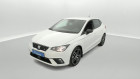Seat Ibiza occasion Blanc année 2021 boite Robotisee Annonce Seat Ibiza occasion Essence 1.0 EcoTSI 110ch FR DSG suréquipé à SAINT-GREGOIRE