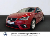 Seat Ibiza occasion année 2021 boite Manuelle Annonce Seat Ibiza occasion Essence 1.0 EcoTSI 110ch FR à Saint Brieuc
