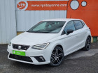 Seat Ibiza occasion Blanc année 2021 boite Manuelle Annonce Seat Ibiza occasion Essence FR 1.0 TSI - 110 Start&Stop à Arcangues