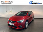 Seat Ibiza occasion Rouge année 2020 boite Sequentielle Annonce Seat Ibiza occasion Essence Ibiza 1.0 TSI 110 ch S/S DSG7 FR 5p à Seynod