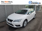 Seat Leon occasion Blanc année 2019 boite Manuelle Annonce Seat Leon occasion Essence Leon 1.0 TSI 115 Start/Stop BVM6 Style 5p à Bellegarde-sur-Valserine