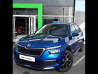 Skoda Kamiq occasion Bleu année 2020 boite Robotisee Annonce Skoda Kamiq occasion Essence 1.0 TSI Evo 110ch Ambition DSG7 à LESCAR