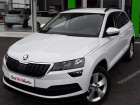 Skoda Karoq occasion Blanc année 2020 boite Robotisee Annonce Skoda Karoq occasion Diesel 1.6 TDI 116ch SCR Business DSG Euro6d-T à LESCAR