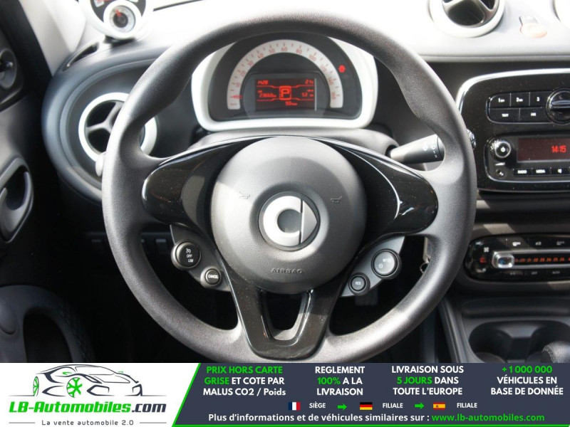 Smart Forfour 82 ch Electrique BVA  occasion � Beaupuy - photo n�8