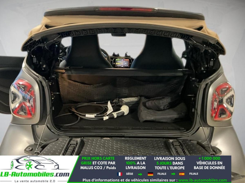 Smart Fortwo Cabrio EQ 82 ch Electrique  occasion � Beaupuy - photo n�7