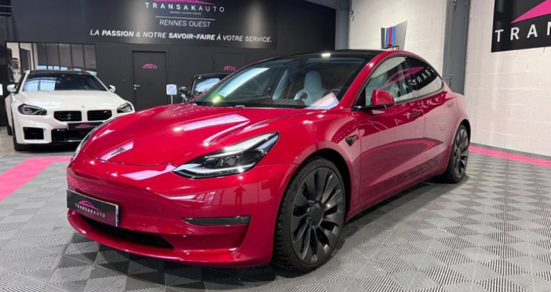 Tesla Model 3 Performance Dual Motor AWD 513ch 2021 - photo n°7 Tesla Model 3 Performance Dual Motor AWD 513ch  occasion à LA CHAPELLE DES FOUGERETZ - photo n°7