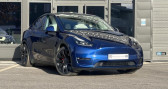 Annonce Tesla Model Y occasion Electrique AWD Performance Bleu outremer Int�rieur Blanc LOA Credit Liv � ANDREZIEUX-BOUTHEON