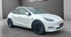 Tesla Model Y occasion 2022 mise en vente &agrave; Genay par le garage SIMPLICICAR LYON NORD GENAY - photo n&deg;1