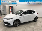 Toyota Auris occasion Blanc année 2017 boite Robotisee Annonce Toyota Auris occasion Hybride Auris Hybride 136h Design 5p à Bellegarde-sur-Valserine