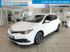 Toyota Auris occasion Blanc année 2017 boite Robotisee Annonce Toyota Auris occasion Hybride Auris Hybride 136h Design 5p à Meythet