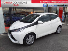 Toyota Aygo occasion Blanc année 2018 boite Manuelle Annonce Toyota Aygo occasion Essence Aygo 1.0 VVT-i x-play 5p à Chatuzange-le-Goubet