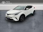 Toyota C-HR occasion Blanc année 2019 boite Variation continue Annonce Toyota C-HR occasion Hybride 122h Edition 2WD E-CVT RC18 à NOYAL PONTIVY