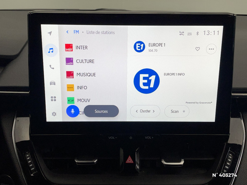 Toyota Corolla Corolla Hybride 140ch Design  occasion � Amiens - photo n�15