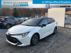 Toyota Corolla occasion Blanc année 2019 boite Robotisee Annonce Toyota Corolla occasion Hybride Corolla Touring Sports Hybride 122h Design 5p à Tournon