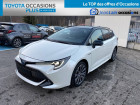 Toyota Corolla occasion Blanc année 2019 boite Robotisee Annonce Toyota Corolla occasion Hybride Corolla Touring Sports Hybride 122h Design 5p à Tournon