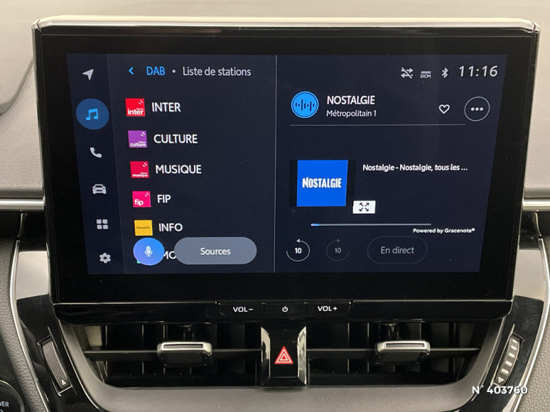 Toyota Corolla Corolla Touring Sports Hybride 140ch Design  occasion � Amiens - photo n�15