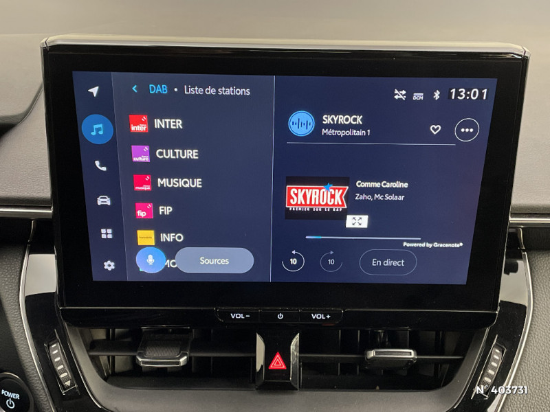 Toyota Corolla Corolla Touring Sports Pro Hybride 140ch Dynamic Business +   occasion � Amiens - photo n�15