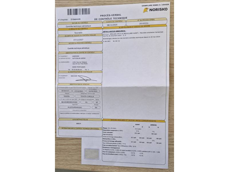 Toyota Corolla Hybride 122h Design  occasion  Montauban - photo n18