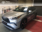 Toyota Highlander occasion Gris année 2021 boite Variation continue Annonce Toyota Highlander occasion Hybride Hybrid 248ch Lounge AWD-I à LANESTER