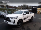 Toyota Hilux occasion Blanc année 2021 boite Manuelle Annonce Toyota Hilux occasion Diesel 2.4 D-4D 150ch X-Tra Cabine Légende 4WD MY20 à LANESTER