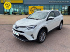 Toyota RAV 4 occasion Blanc année 2018 boite Variation continue Annonce Toyota RAV 4 occasion Hybride 197 Hybride Dynamic 2WD CVT à Barberey-Saint-Sulpice