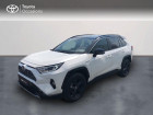 Toyota RAV 4 occasion Blanc année 2018 boite Variation continue Annonce Toyota RAV 4 occasion Hybride Hybride 218ch Collection 2WD à VANNES