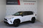 Toyota RAV 4 occasion Blanc année 2021 boite Robotisee Annonce Toyota RAV 4 occasion Hybride RAV4 Hybride 218 ch 2WD Collection 5p à Montauban
