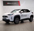 Toyota Yaris Cross occasion Blanc année 2021 boite Robotisee Annonce Toyota Yaris Cross occasion Hybride Yaris Cross Hybride 116h 2WD Design 5p à PERIGUEUX