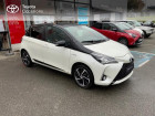 Toyota Yaris occasion Blanc année 2019 boite Variation continue Annonce Toyota Yaris occasion Hybride 100h Collection 5p MY19 à NOYAL PONTIVY
