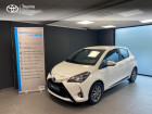Toyota Yaris occasion Blanc année 2018 boite Variation continue Annonce Toyota Yaris occasion Hybride 100h Dynamic 5p RC18 à LANESTER