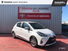 Toyota Yaris occasion Blanc année 2018 boite Automatique Annonce Toyota Yaris occasion Hybride 100h Dynamic 5p RC18 à Saint-Maximin