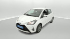 Toyota Yaris occasion Blanc année 2019 boite Variation continue Annonce Toyota Yaris occasion Hybride 100h Dynamic Pack confort à SAINT-GREGOIRE