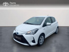 Toyota Yaris occasion Blanc année 2018 boite Variation continue Annonce Toyota Yaris occasion Hybride 100h France 5p à NOYAL PONTIVY