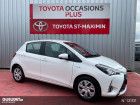 Toyota Yaris occasion Blanc année 2018 boite Automatique Annonce Toyota Yaris occasion Hybride 100h France Business 5p à Saint-Maximin