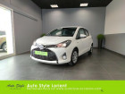 Toyota Yaris occasion Blanc année 2016 boite Variation continue Annonce Toyota Yaris occasion Hybride HSD 100h Dynamic 5p à LANESTER