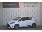 Toyota Yaris occasion Blanc année 2018 boite Automatique Annonce Toyota Yaris occasion Hybride HYBRIDE RC18 100h Dynamic à Montauban