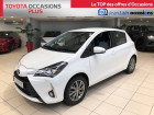 Toyota Yaris occasion Blanc année 2019 boite Manuelle Annonce Toyota Yaris occasion Essence Yaris 110 VVT-i TYPE ACTIVE TECH 5p à Bellegarde-sur-Valserine