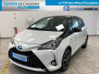 Toyota Yaris occasion Blanc année 2017 boite Robotisee Annonce Toyota Yaris occasion Hybride Yaris Hybride 100h Collection 5p à Meythet
