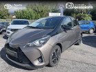 Toyota Yaris occasion Gris année 2019 boite Robotisee Annonce Toyota Yaris occasion Hybride Yaris Hybride 100h Collection 5p à Crolles