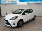 Toyota Yaris occasion Blanc année 2019 boite Robotisee Annonce Toyota Yaris occasion Hybride Yaris Hybride 100h Dynamic 5p à Seyssinet-Pariset