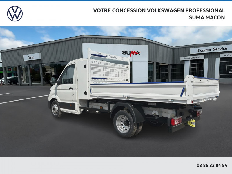 Volkswagen Crafter CHASSIS CABINE CRAFTER CSC BENNE COFFRE GRUAU PROP (RJ) 50 L  occasion à Macon - photo n°5