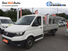 Volkswagen Crafter occasion Blanc année 2018 boite Automatique Annonce Volkswagen Crafter occasion Diesel CRAFTER VAN 35 L4H3 2.0 TDI 177 CH BVA BUSINESS LINE 4p à La Motte-Servolex