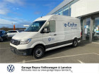 Volkswagen Crafter occasion Blanc année 2020 boite Automatique Annonce Volkswagen Crafter occasion Electrique e-CRAFTER VAN 35 L3H3 136 CH BVA à Lannion