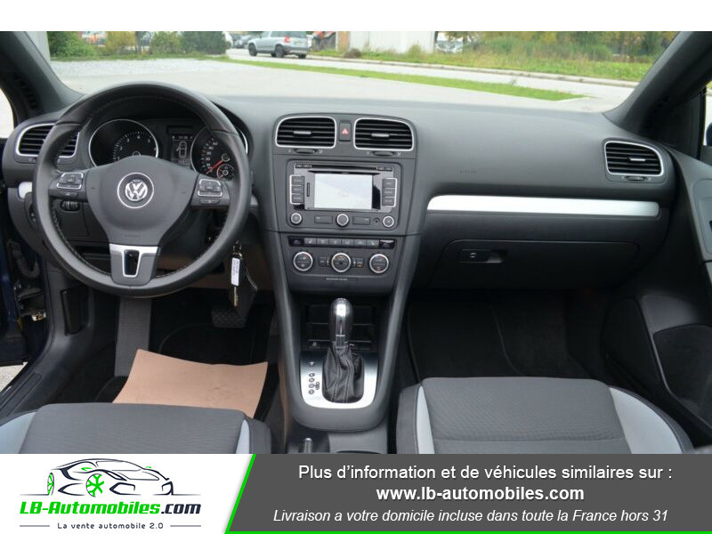 Volkswagen Golf Cabriolet 1.4 TSI 122 DSG Bleu occasion à Beaupuy - photo n°2