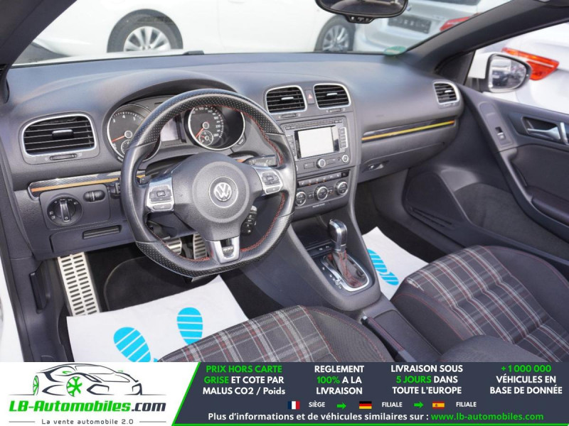 Volkswagen Golf Cabriolet 2.0 TSI 210  occasion � Beaupuy - photo n�4