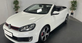 Annonce Volkswagen Golf Cabriolet occasion Essence Cabriolet 6 VI GTI 2.0 210ch DSG - 78000Km - Options � Antibes