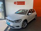 Volkswagen Golf VII occasion Blanc année 2018 boite Robotisee Annonce Volkswagen Golf VII occasion Essence 1.4 TSI 125CH CONFORTLINE DSG7 5P à Foix